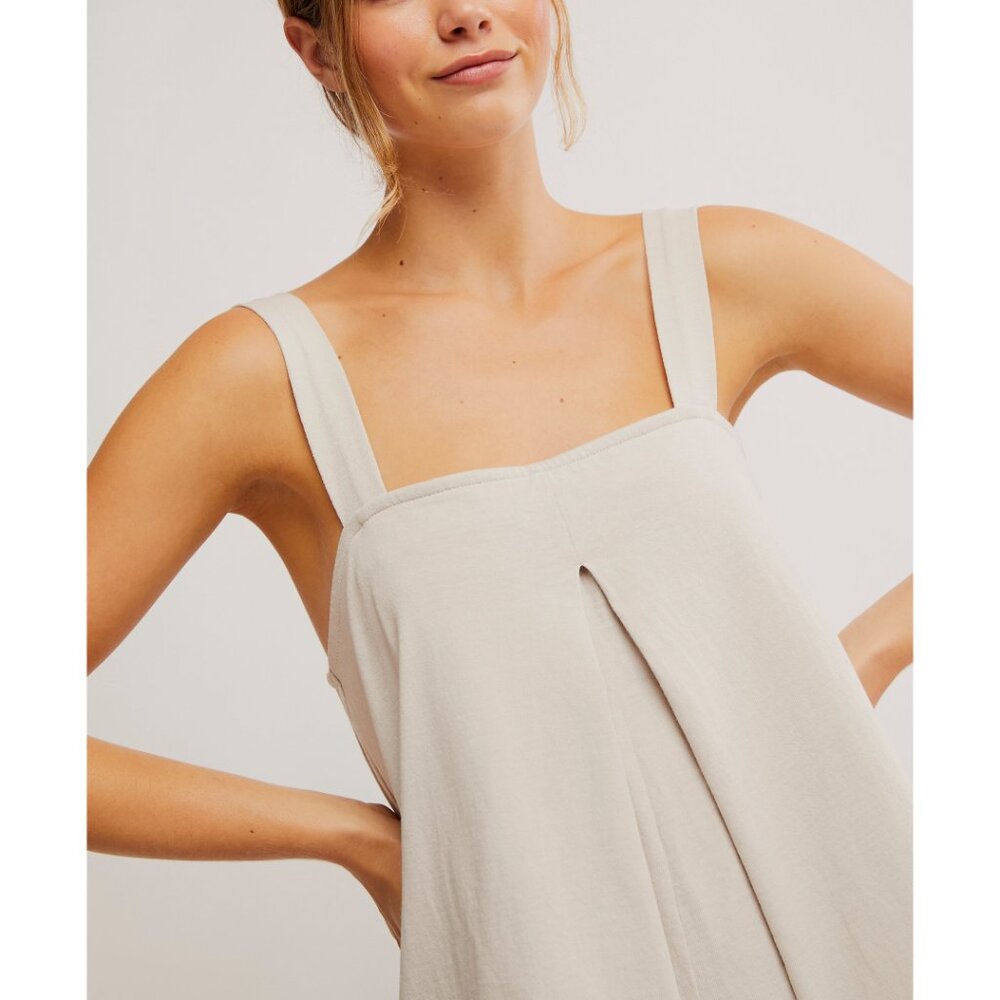 FREE PEOPLE Nichola Romper / Pumice Stone - Picture 6 of 9